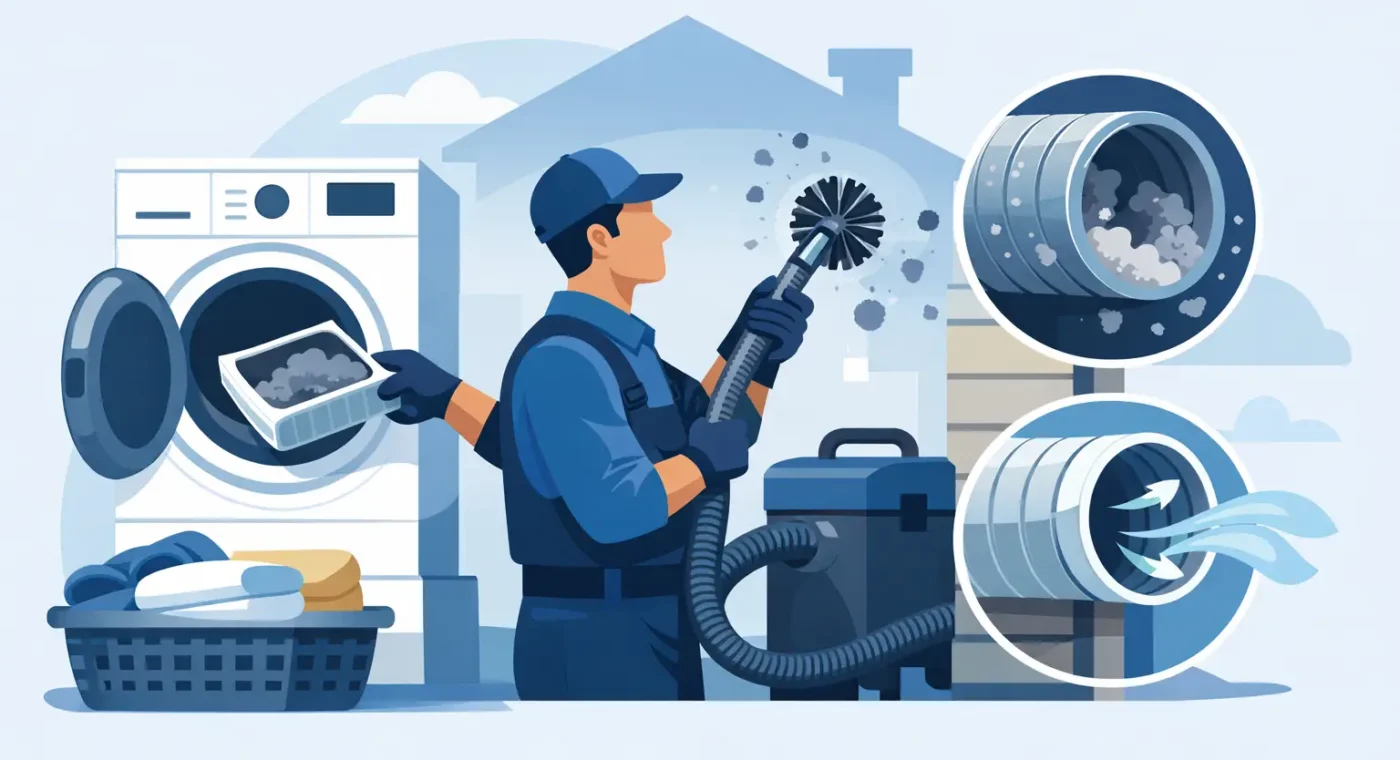 Dryer Vent Cleaning Service: What to Expect