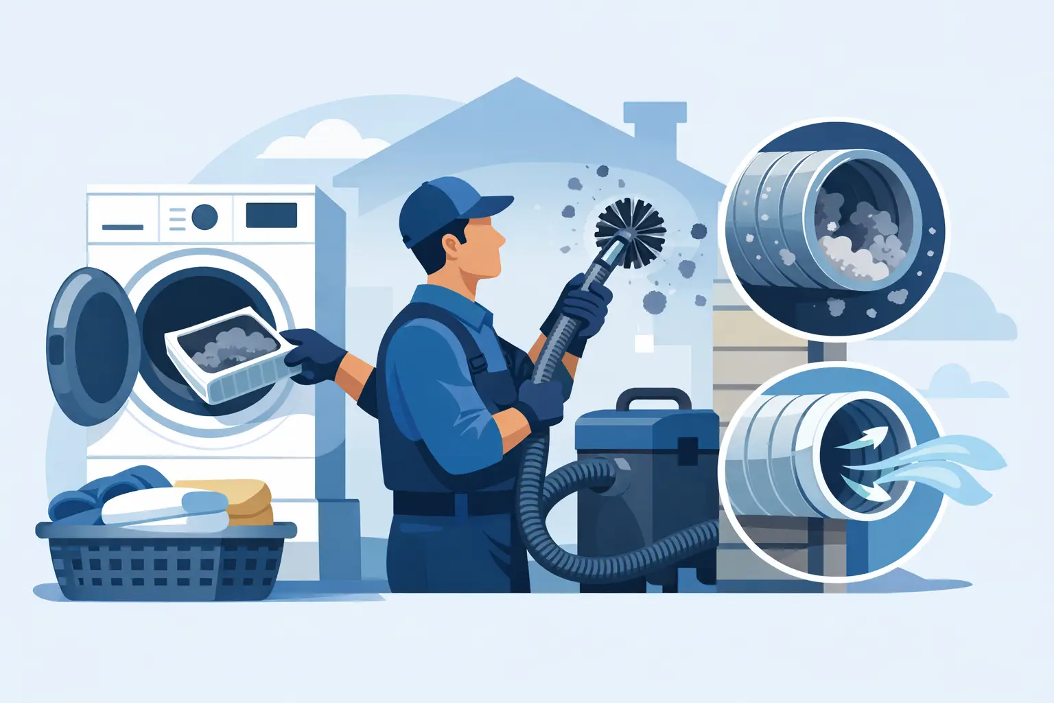 Dryer Vent Cleaning Service: What to Expect