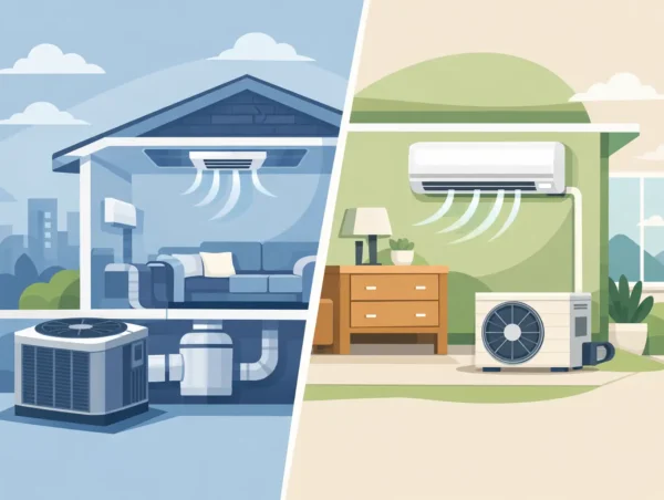 Central Air Versus Ductless Mini Split