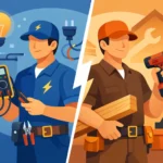 Electrician or Handyman Comparison for Home Repairs