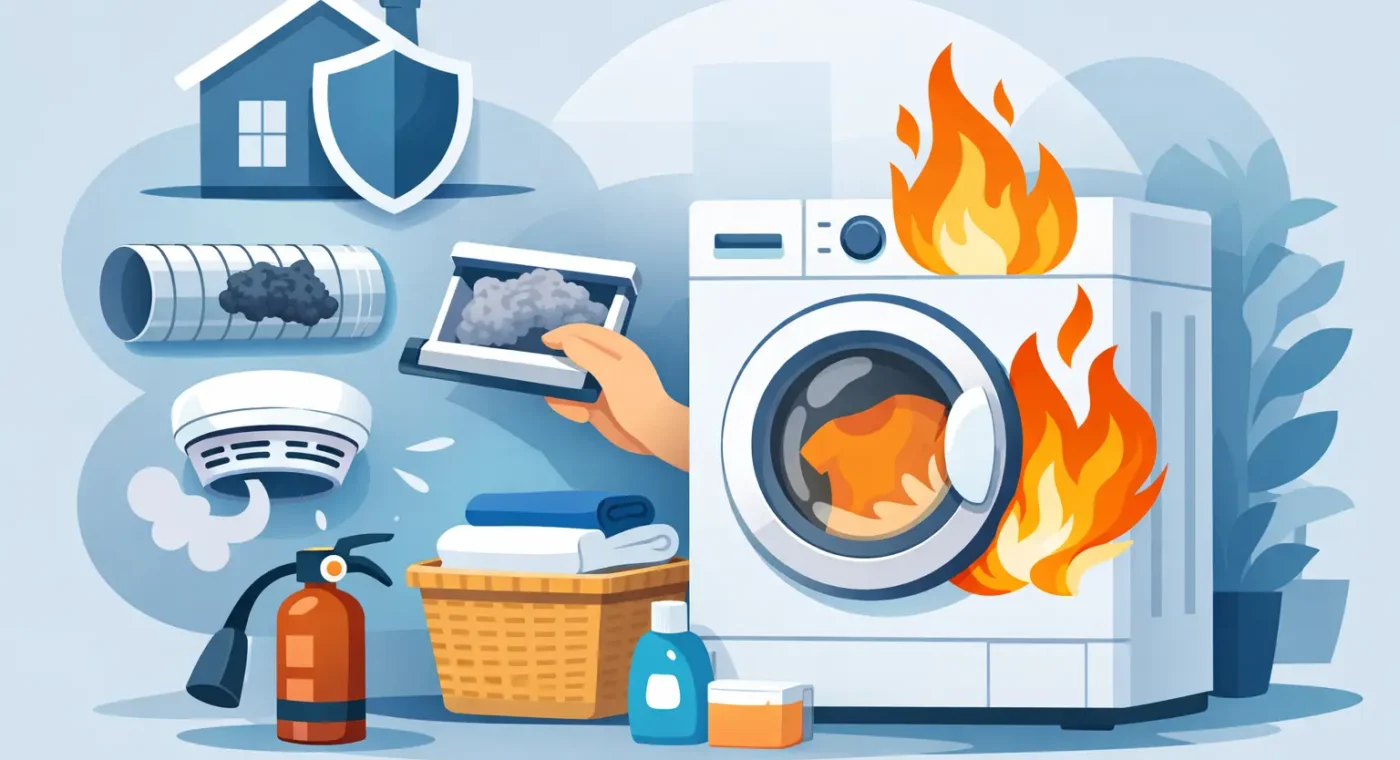 How to Prevent Dryer Fire Hazards at Home