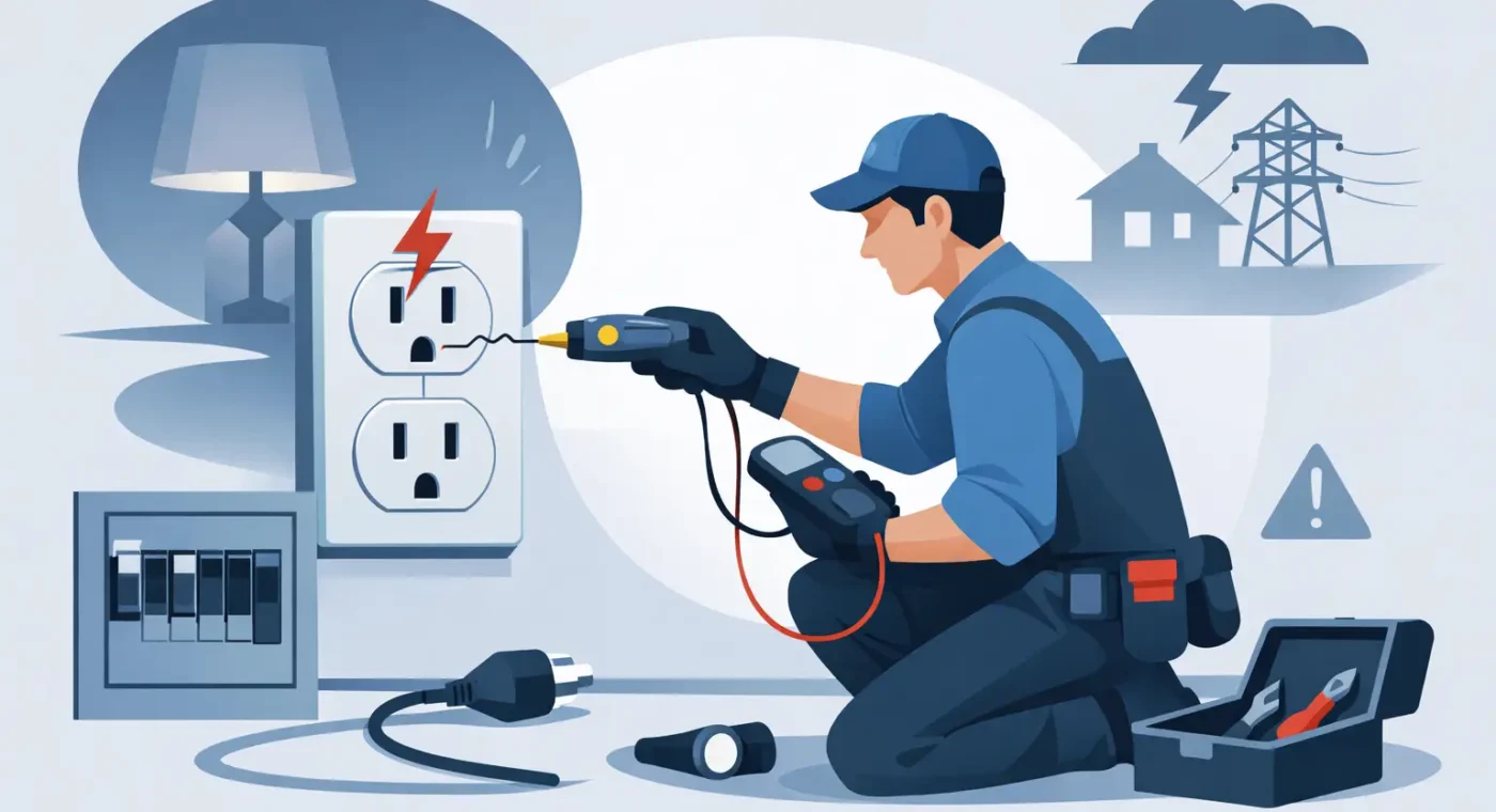 How to Troubleshoot Outlet Power Loss Safely