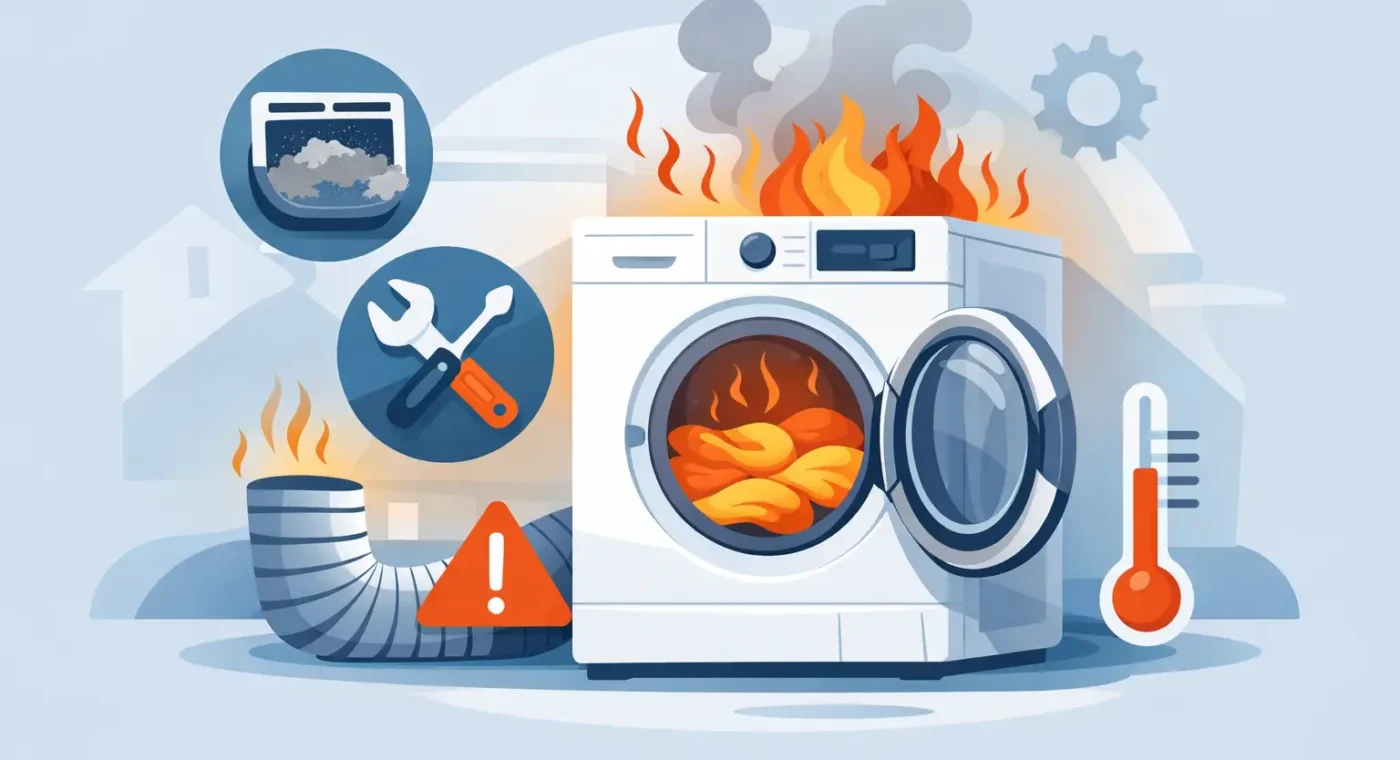 Why Is My Dryer Overheating? Causes and Fixes