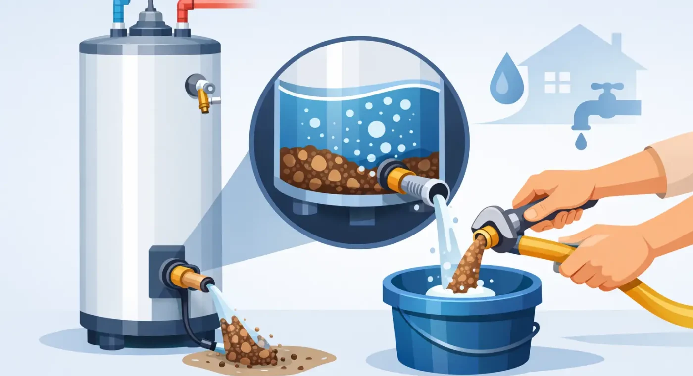 How to Flush Water Heater Sediment Safely