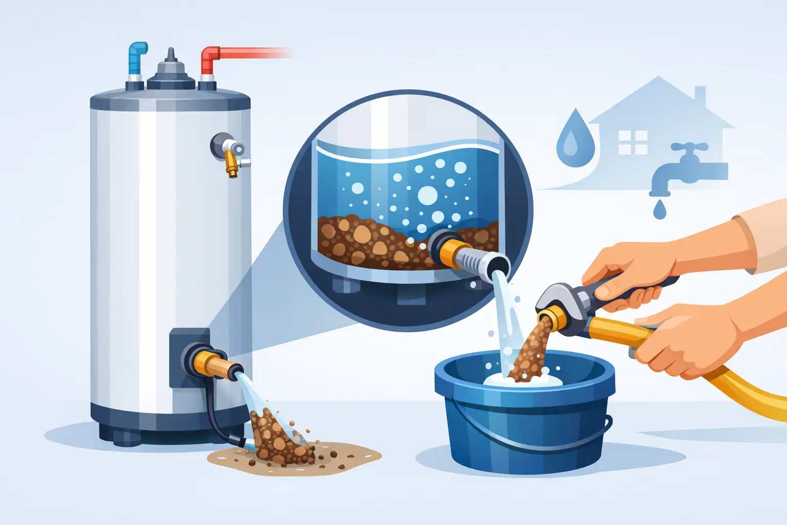 How to Flush Water Heater Sediment Safely