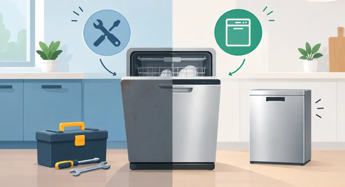 Repair or Replace Dishwasher? Know When to Act