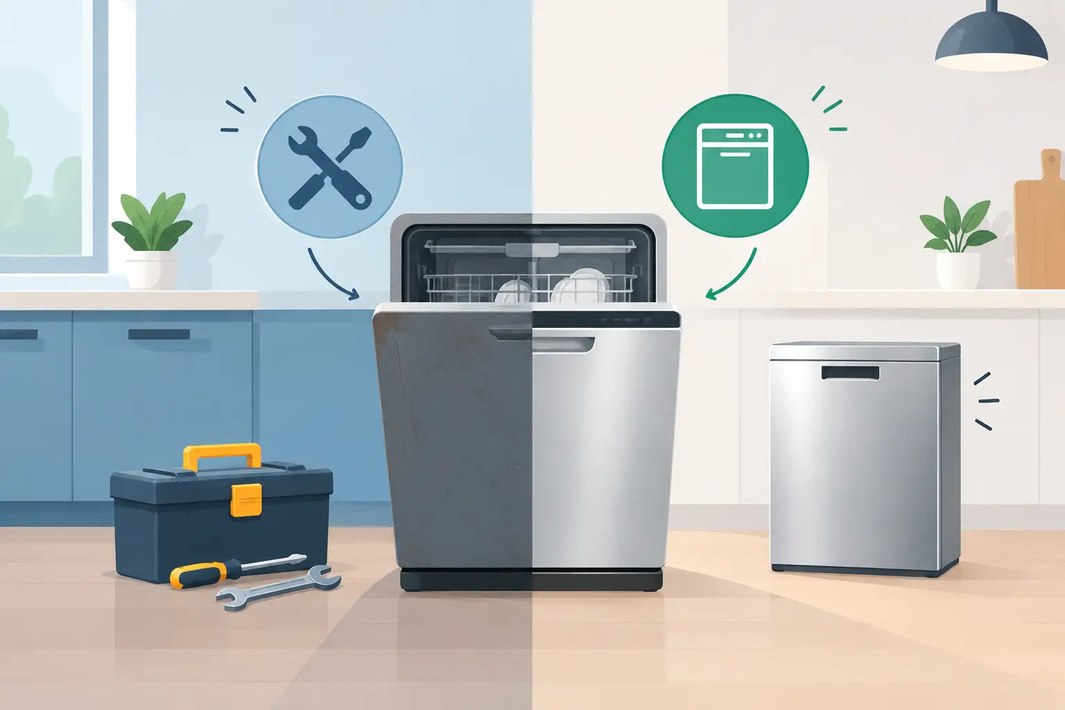 Repair or Replace Dishwasher? Know When to Act