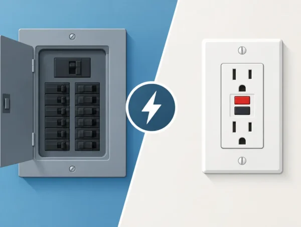 Circuit Breaker vs GFCI Outlet Differences