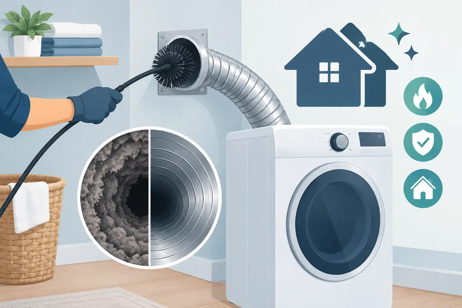 What Does Dryer Duct Cleaning Do for Your Home?