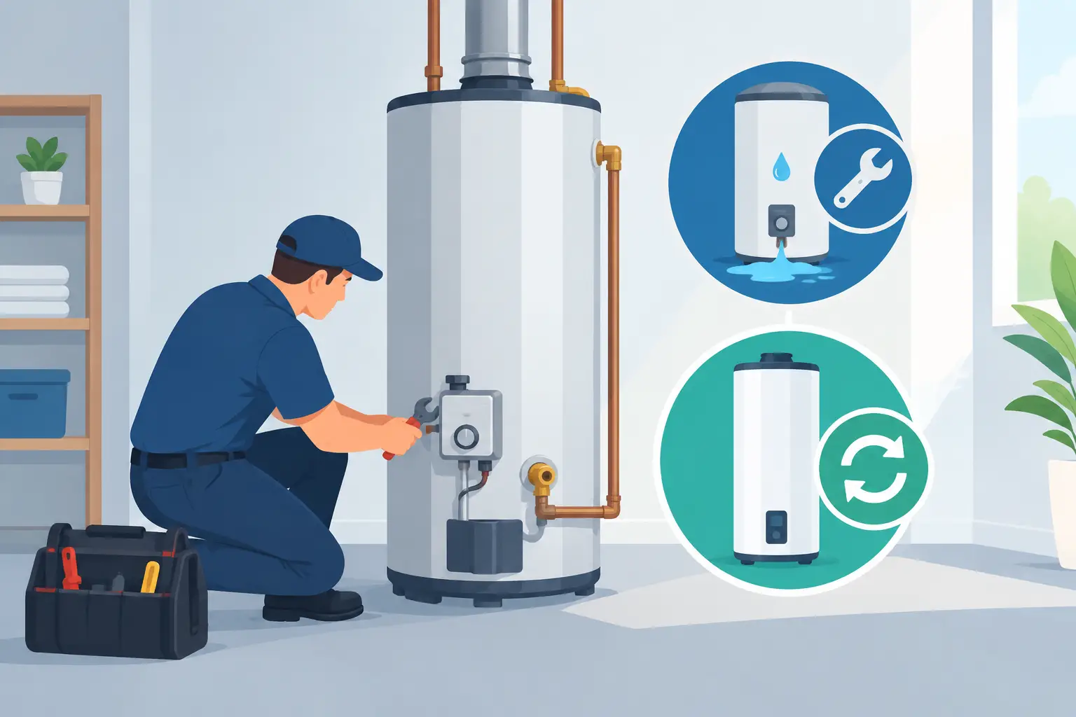 When Water Heaters Need Repair or Replacement